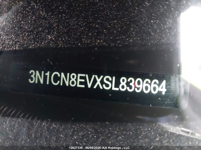 12627336 :رقم المزاد ، 3N1CN8EVXSL839664 vin ، 2025 Nissan Versa Sv مزاد بيع