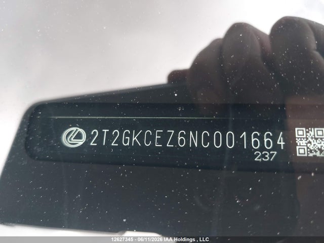 Aukcja sprzedaży 2022 Lexus Nx 350h 350h, vin: 2T2GKCEZ6NC001664, numer aukcji: 12627345