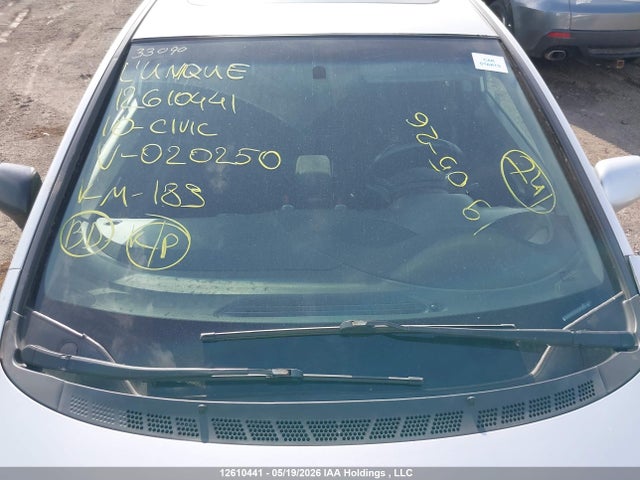 12610441 :رقم المزاد ، 2HGFA1F61AH020250 vin ، 2010 Honda Civic Sport مزاد بيع