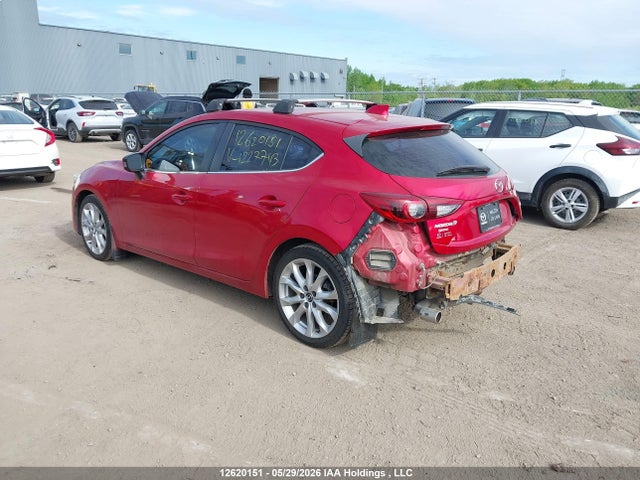 Продажа на аукционе авто 2015 Mazda Mazda3 Gt, vin: JM1BM1M33F1227743, номер лота: 12620151
