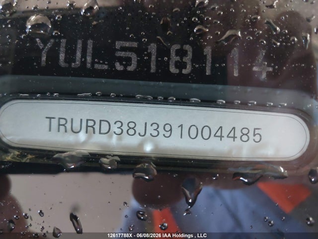 12617788 :رقم المزاد ، TRURD38J391004485 vin ، 2009 Audi Tt 3.2 مزاد بيع