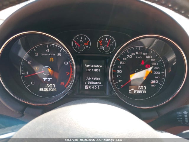 12617788 :رقم المزاد ، TRURD38J391004485 vin ، 2009 Audi Tt 3.2 مزاد بيع