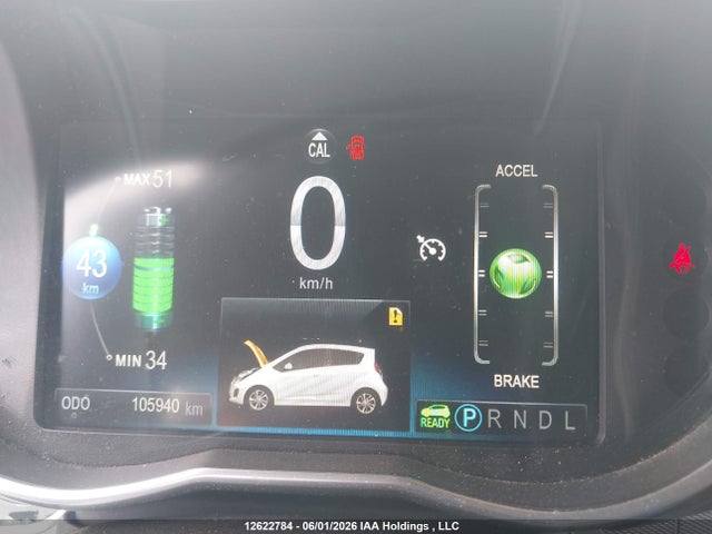 2015 Chevrolet Spark Ev 2lt მანქანა იყიდება აუქციონზე, vin: KL8CL6S08FC818886, აუქციონის ნომერი: 12622784