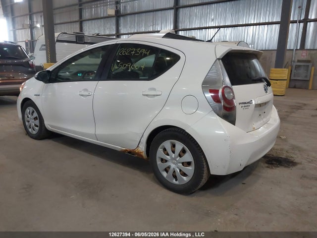 12627394 :رقم المزاد ، JTDKDTB37C1509667 vin ، 2012 Toyota Prius مزاد بيع