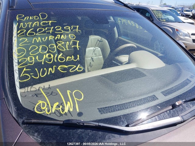 Продажа на аукционе авто 2012 Nissan Murano S/sl/le, vin: JN8AZ1MW1CW209817, номер лота: 12627397