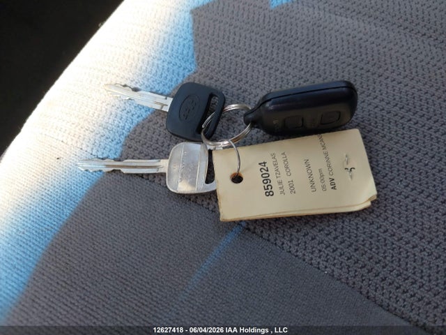 Продаж на аукціоні авто 2001 Toyota Corolla Ce/le/s, vin: 2T1BR12E81C838989, номер лоту: 12627418