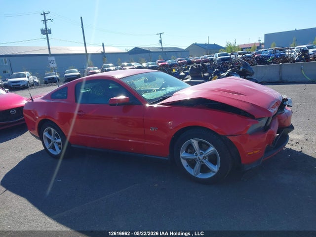 12616662 :رقم المزاد ، 1ZVBP8CH8A5111207 vin ، 2010 Ford Mustang Gt مزاد بيع
