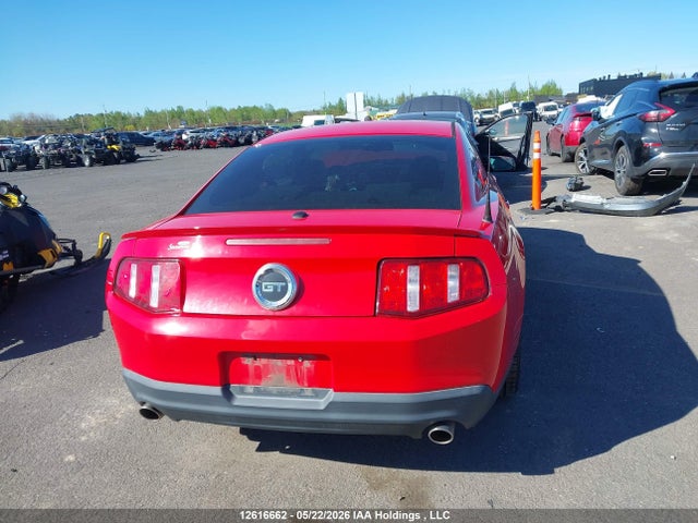 12616662 :رقم المزاد ، 1ZVBP8CH8A5111207 vin ، 2010 Ford Mustang Gt مزاد بيع