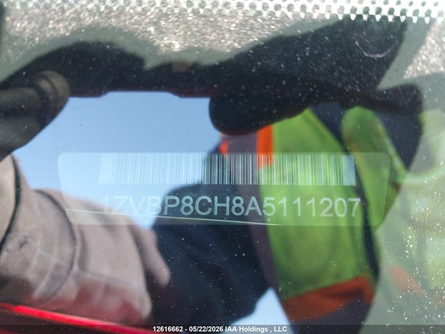 12616662 :رقم المزاد ، 1ZVBP8CH8A5111207 vin ، 2010 Ford Mustang Gt مزاد بيع