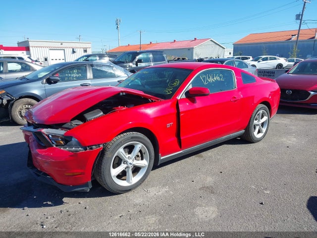 12616662 :رقم المزاد ، 1ZVBP8CH8A5111207 vin ، 2010 Ford Mustang Gt مزاد بيع