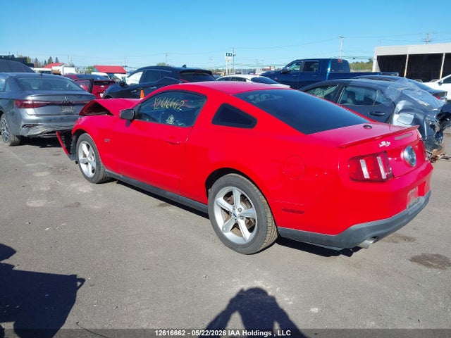 12616662 :رقم المزاد ، 1ZVBP8CH8A5111207 vin ، 2010 Ford Mustang Gt مزاد بيع