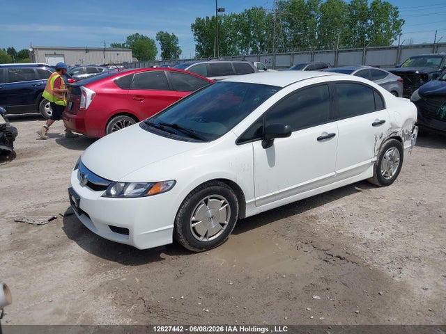 12627442 :رقم المزاد ، 2HGFA1F45AH015180 vin ، 2010 Honda Civic Dx-g مزاد بيع