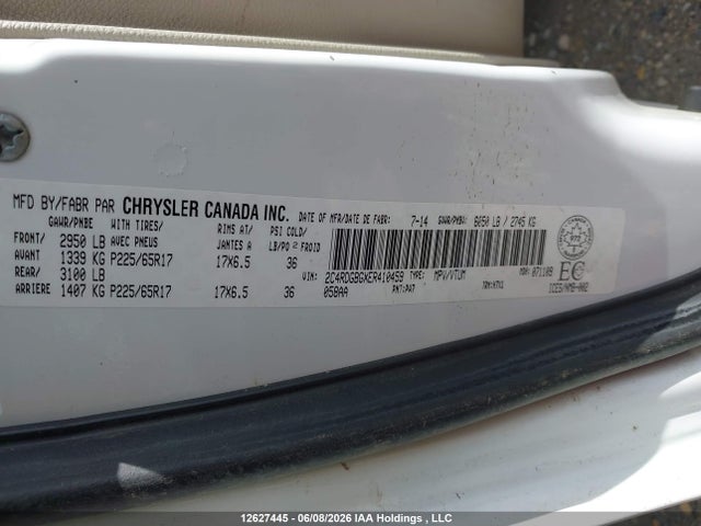 Dodge Grand Caravan Se 2014 2C4RDGBGXER410459 Image 18