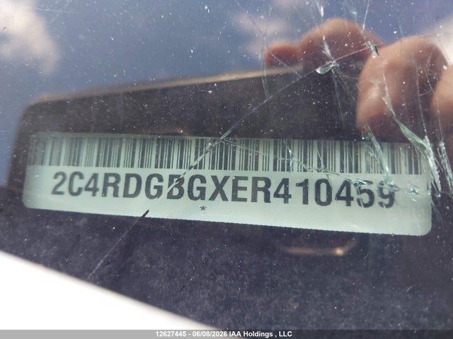 12627445 :رقم المزاد ، 2C4RDGBGXER410459 vin ، 2014 Dodge Grand Caravan Se مزاد بيع
