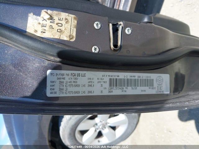 1C6RR7LT2FS744280 RAM 1500 Slt