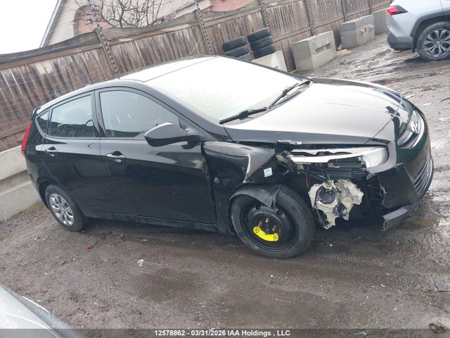 12578862 :رقم المزاد ، KMHCT5AE9GU238102 vin ، 2016 Hyundai Accent Gl مزاد بيع