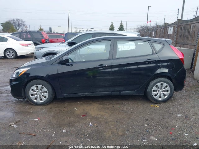 12578862 :رقم المزاد ، KMHCT5AE9GU238102 vin ، 2016 Hyundai Accent Gl مزاد بيع