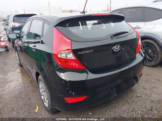 12578862 :رقم المزاد ، KMHCT5AE9GU238102 vin ، 2016 Hyundai Accent Gl مزاد بيع