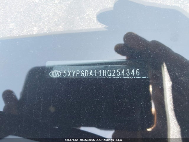 12617532 :رقم المزاد ، 5XYPGDA11HG254346 vin ، 2017 Kia Sorento 2.0l Lx Turbo مزاد بيع