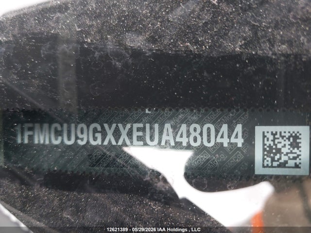 2014 Ford Escape Se მანქანა იყიდება აუქციონზე, vin: 1FMCU9GXXEUA48044, აუქციონის ნომერი: 12621389