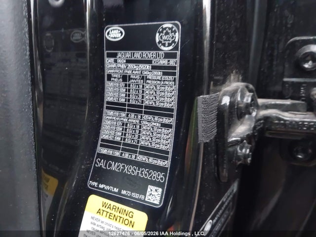 SALCM2FX9SH352895 Land Rover Discovery Sport Dynamic Hse 4wd