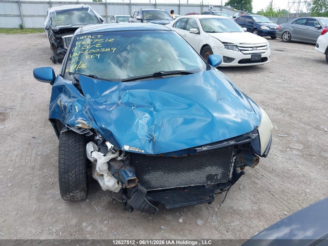2011 Honda Cr-z მანქანა იყიდება აუქციონზე, vin: JHMZF1C67BS800389, აუქციონის ნომერი: 12627512