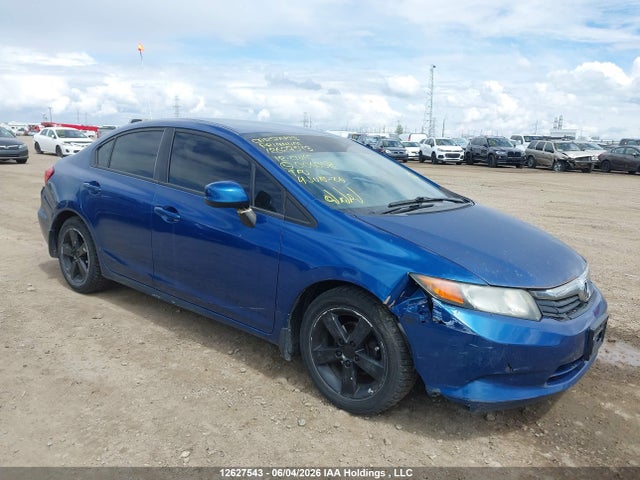 2012 Honda Civic Ex-l მანქანა იყიდება აუქციონზე, vin: 2HGFB2F91CH006008, აუქციონის ნომერი: 12627543