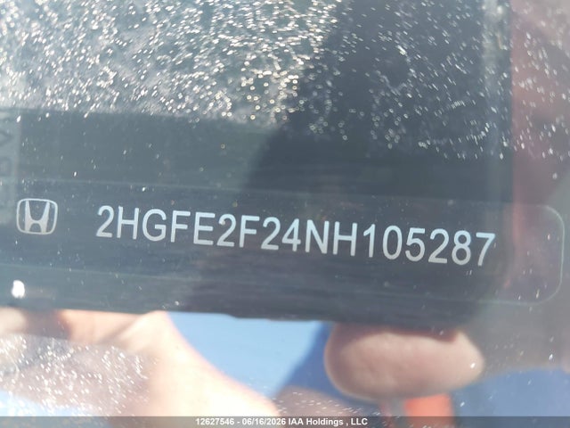 Honda Civic Lx 2022 2HGFE2F24NH105287 Image 20