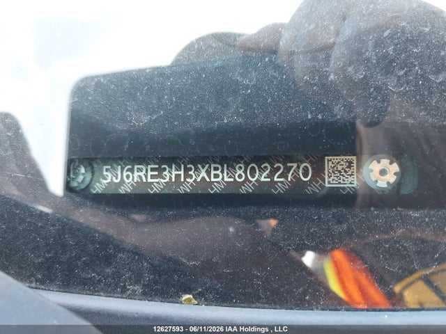 12627593 :رقم المزاد ، 5J6RE3H3XBL802270 vin ، 2011 Honda Cr-v مزاد بيع