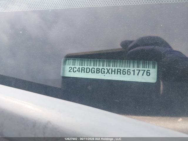 Продажа на аукционе авто 2017 Dodge Grand Caravan, vin: 2C4RDGBGXHR661776, номер лота: 12627602