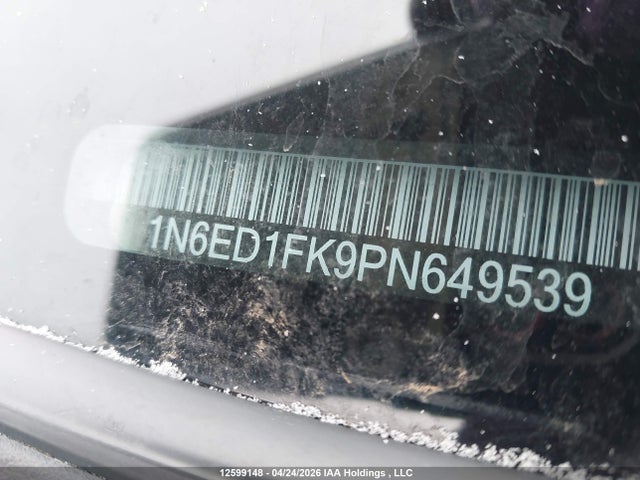 2023 Nissan Frontier Sv მანქანა იყიდება აუქციონზე, vin: 1N6ED1FK9PN649539, აუქციონის ნომერი: 12599148