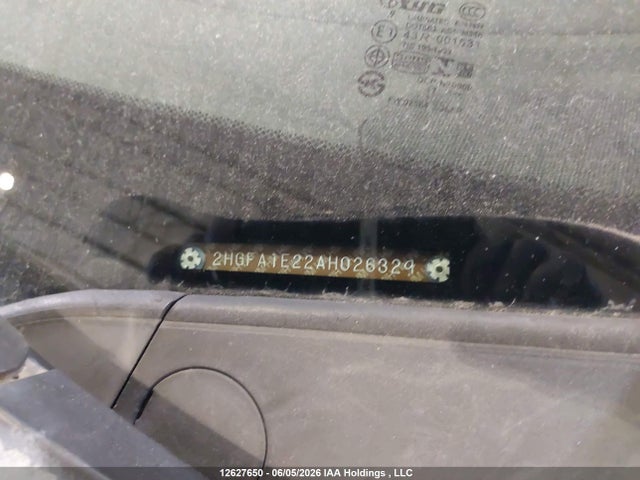Aukcja sprzedaży 2010 Honda Civic Dx, vin: 2HGFA1E22AH026329, numer aukcji: 12627650