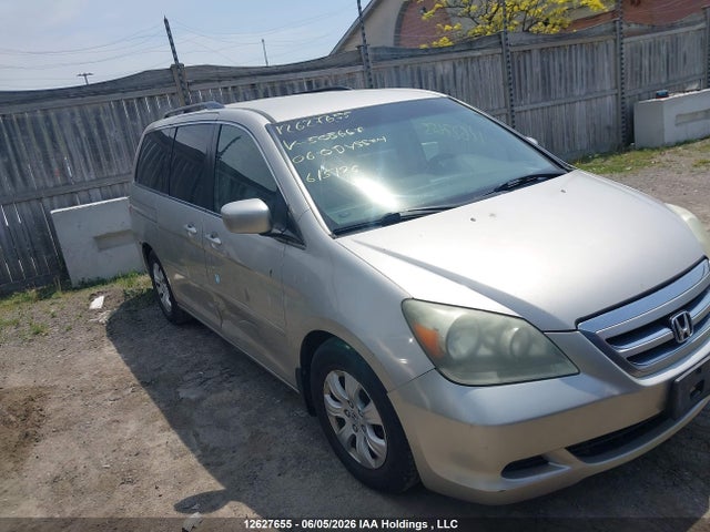 12627655 :رقم المزاد ، 5FNRL38426B505667 vin ، 2006 Honda Odyssey Ex مزاد بيع