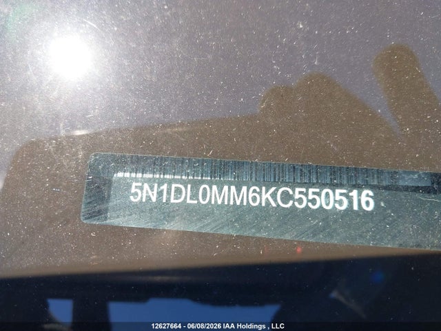 5N1DL0MM6KC550516 Infiniti QX60 PURE