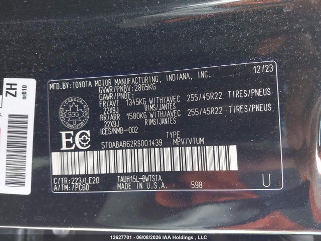 Lexus Tx 500h 2024 5TDABAB62RS001439 Image 18