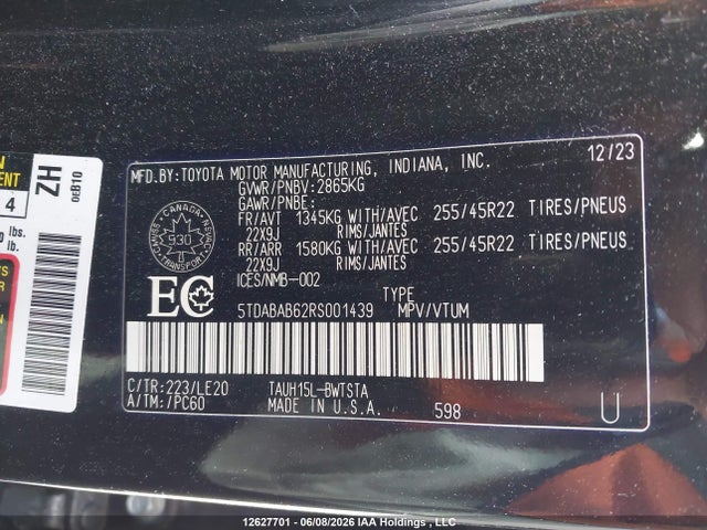 Lexus Tx 500h 2024 5TDABAB62RS001439 Image 9