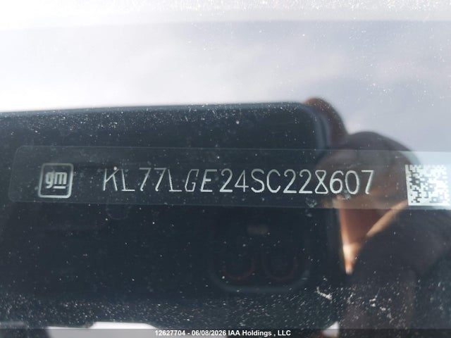Продаж на аукціоні авто 2025 Chevrolet Trax 1rs Fwd, vin: KL77LGE24SC228607, номер лоту: 12627704