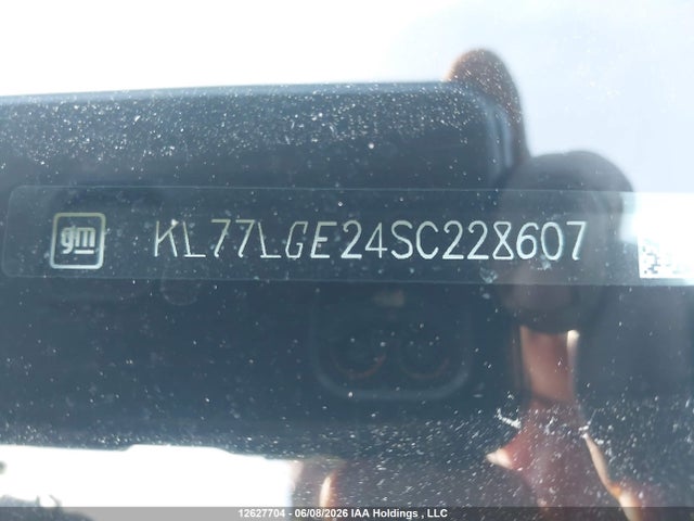 Продаж на аукціоні авто 2025 Chevrolet Trax 1rs Fwd, vin: KL77LGE24SC228607, номер лоту: 12627704