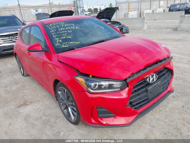 Aukcja sprzedaży 2020 Hyundai Veloster Premium, vin: KMHTG6AF2LU024470, numer aukcji: 12627709