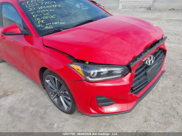 Продажа на аукционе авто 2020 Hyundai Veloster Premium, vin: KMHTG6AF2LU024470, номер лота: 12627709