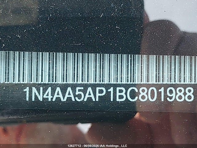 Aukcja sprzedaży 2011 Nissan Maxima S/sv, vin: 1N4AA5AP1BC801988, numer aukcji: 12627712