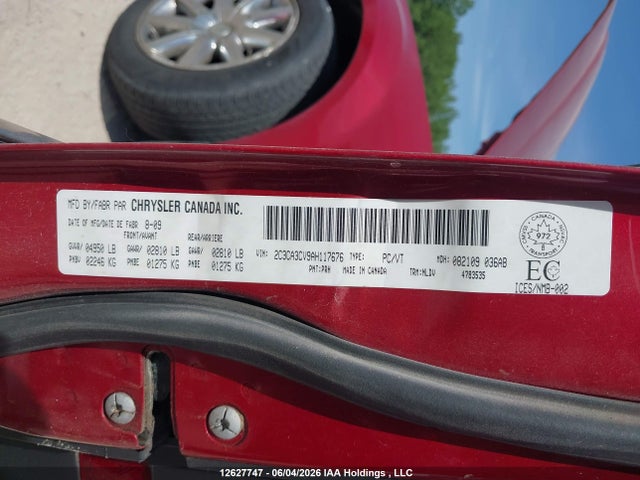2010 Chrysler 300 Limited მანქანა იყიდება აუქციონზე, vin: 2C3CA3CV9AH117676, აუქციონის ნომერი: 12627747