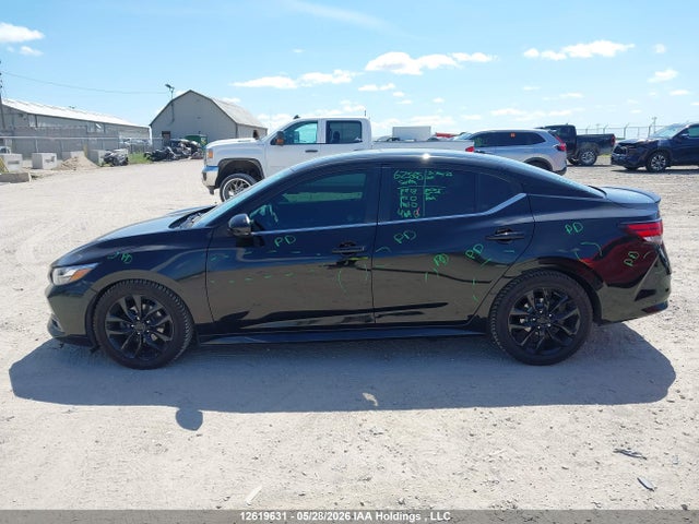 12619631 :رقم المزاد ، 3N1AB8DVXNY312281 vin ، 2022 Nissan Sentra Sr/sr Midnight Edition مزاد بيع