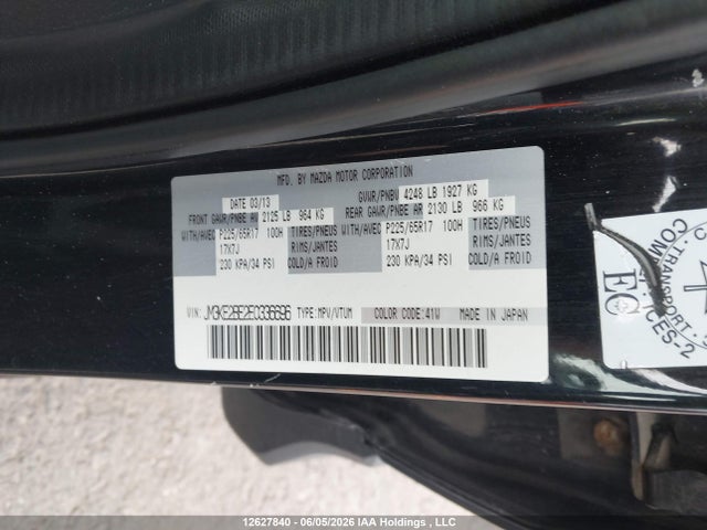 JM3KE2BE2E0336696 Mazda CX-5 SPORT