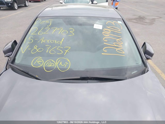 Продаж на аукціоні авто 2015 Honda Accord Sport, vin: 1HGCR2F52FA807657, номер лоту: 12627903