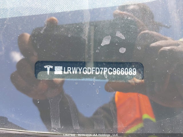 Auction sale of the 2023 Tesla Model Y, vin: LRWYGDFD7PC966089, lot number: 12627940