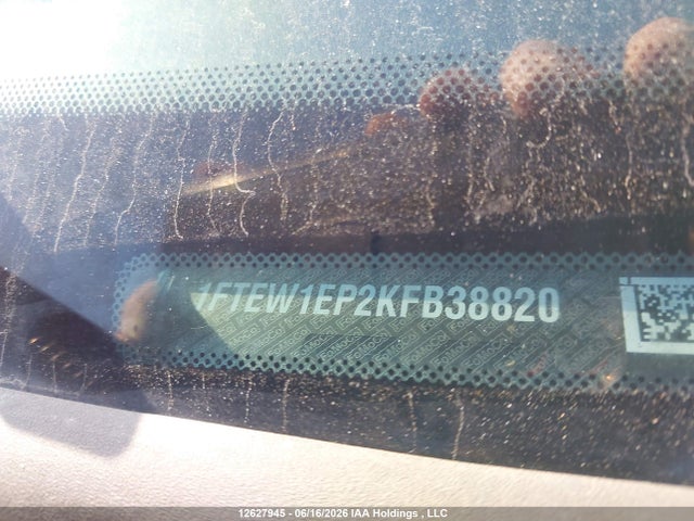 12627945 :رقم المزاد ، 1FTEW1EP2KFB38820 vin ، 2019 Ford F-150 Lariat مزاد بيع