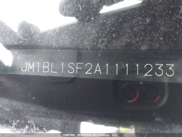 12627966 :رقم المزاد ، JM1BL1SF2A1111233 vin ، 2010 Mazda Mazda3 Gs/gx مزاد بيع
