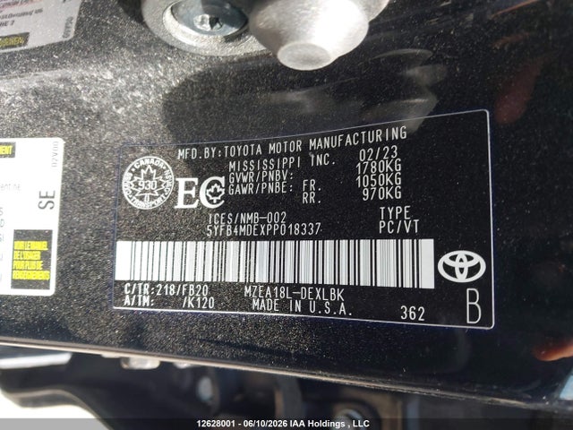 Toyota COROLLA LE 2023 5YFB4MDEXPP018337 Image 20