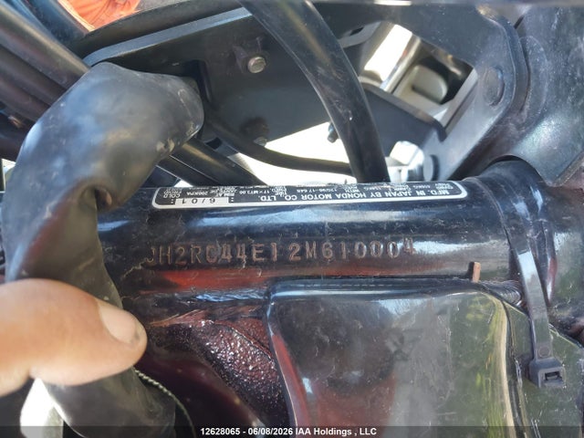 12628065 :رقم المزاد ، JH2RC44E12M610004 vin ، 2002 Honda Vt750 Cd مزاد بيع